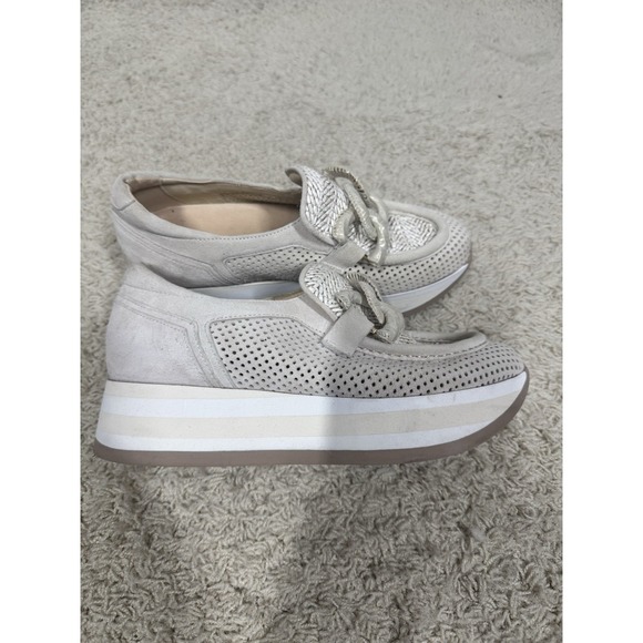 Softwaves Cintia Rafia Coco Wedge Slip On Platform Sneaker Womens EU 36.5 US 6.5 - Picture 2 of 13